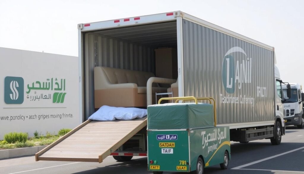 أسعار نقل العفش من جدة إلى الطائف