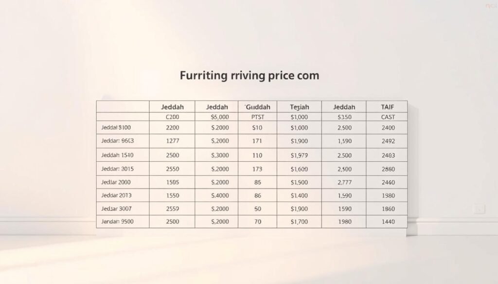 جدول أسعار نقل العفش