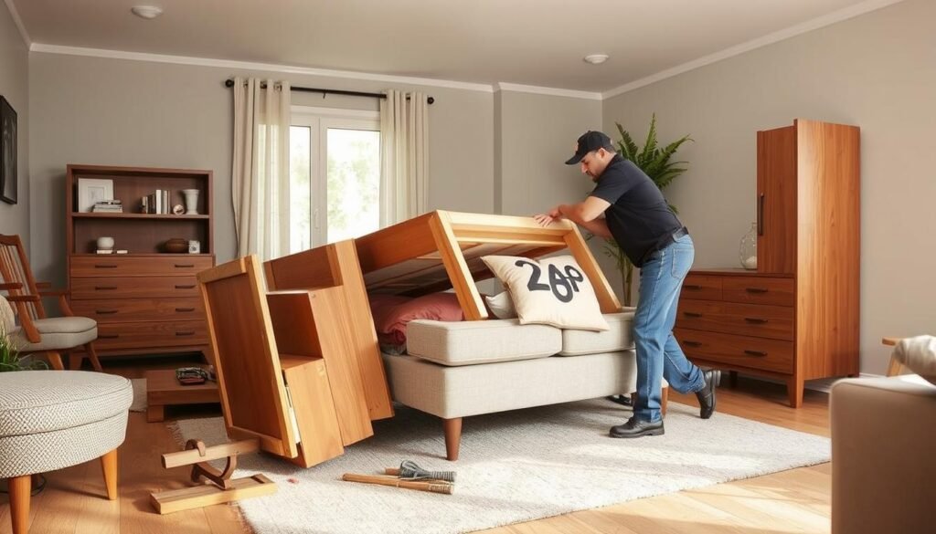 خدمة فك وتركيب الأثاث من جدة إلى الجبيل