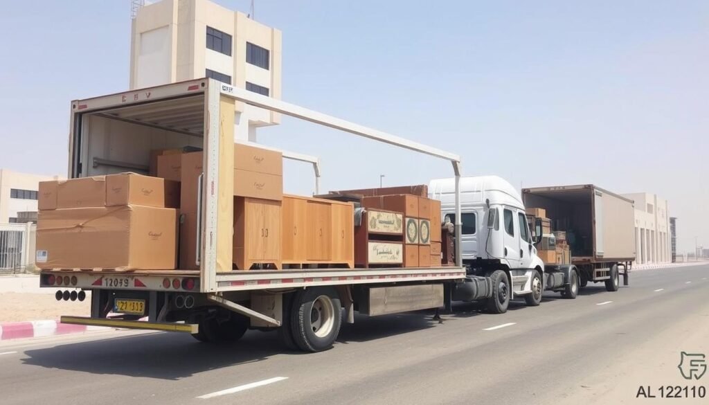 سعر نقل العفش من جدة إلى ينبع