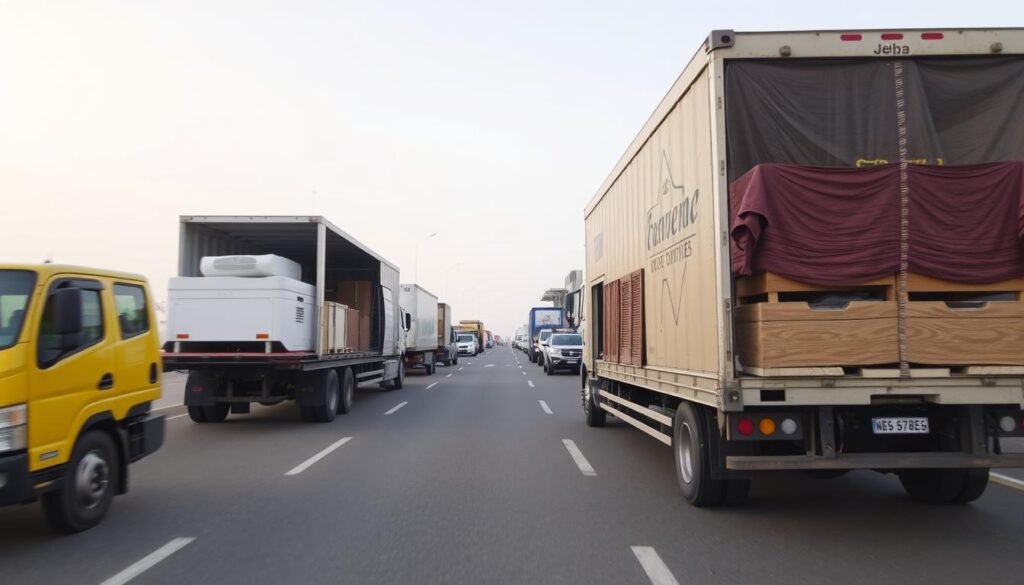 سيارات نقل عفش من جدة إلى الجبيل