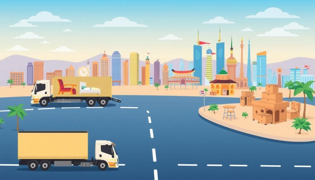 شركات نقل عفش من جدة إلى ينبع