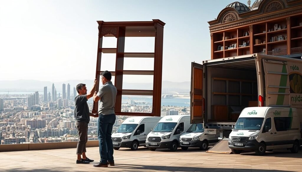 شركة نقل عفش من جدة إلى الجبيل بالفك والتركيب