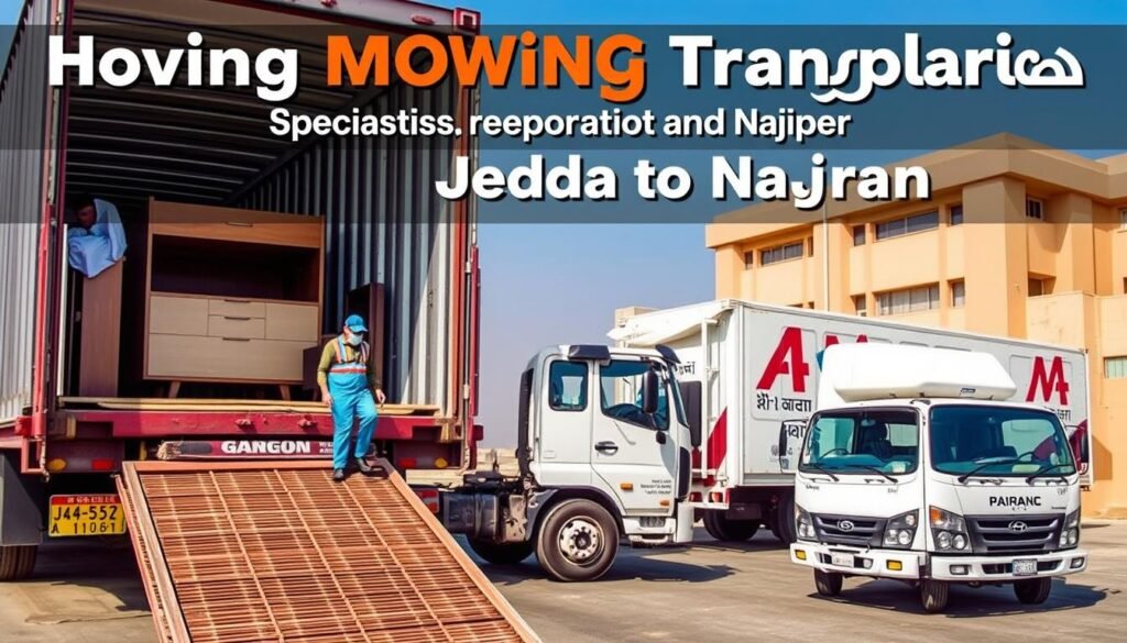 شركة نقل عفش من جدة إلى نجران