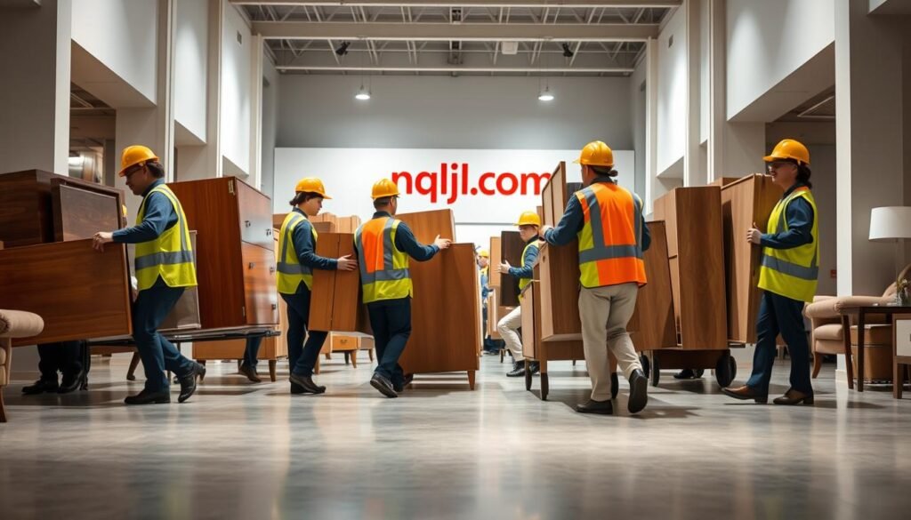 فريق العمل المتخصص في نقل العفش