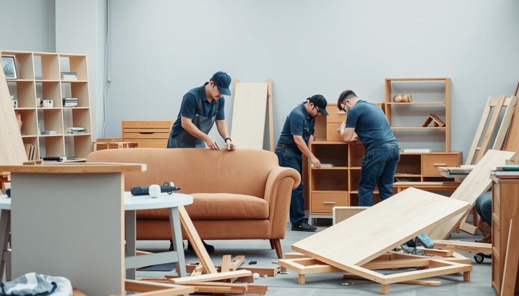 فك وتركيب اثاث في حي النزهة جدة