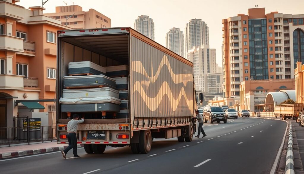 نقل العفش من جدة إلى الرياض