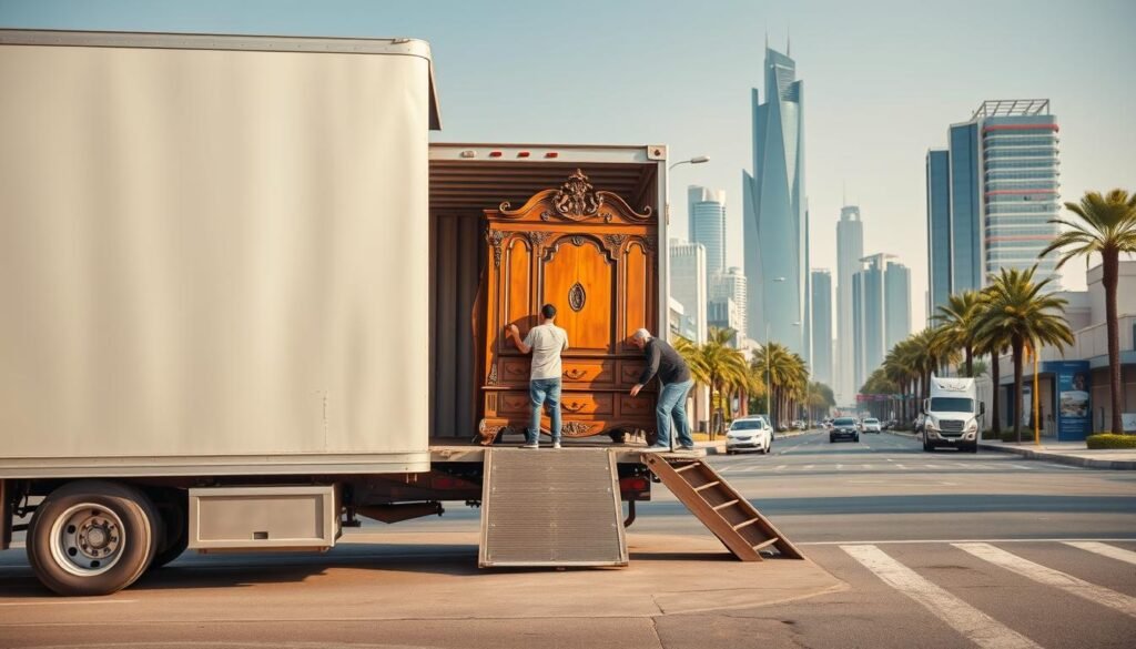 نقل عفش جدة من الباب للباب