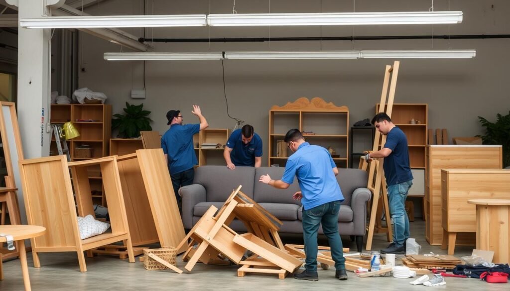 نقل عفش مع الفك والتركيب من جدة إلى ينبع