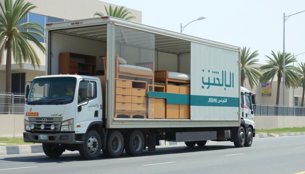 نقل عفش من جدة إلى الجبيل