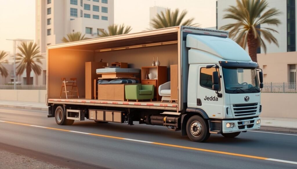 نقل عفش من جدة إلى مكة