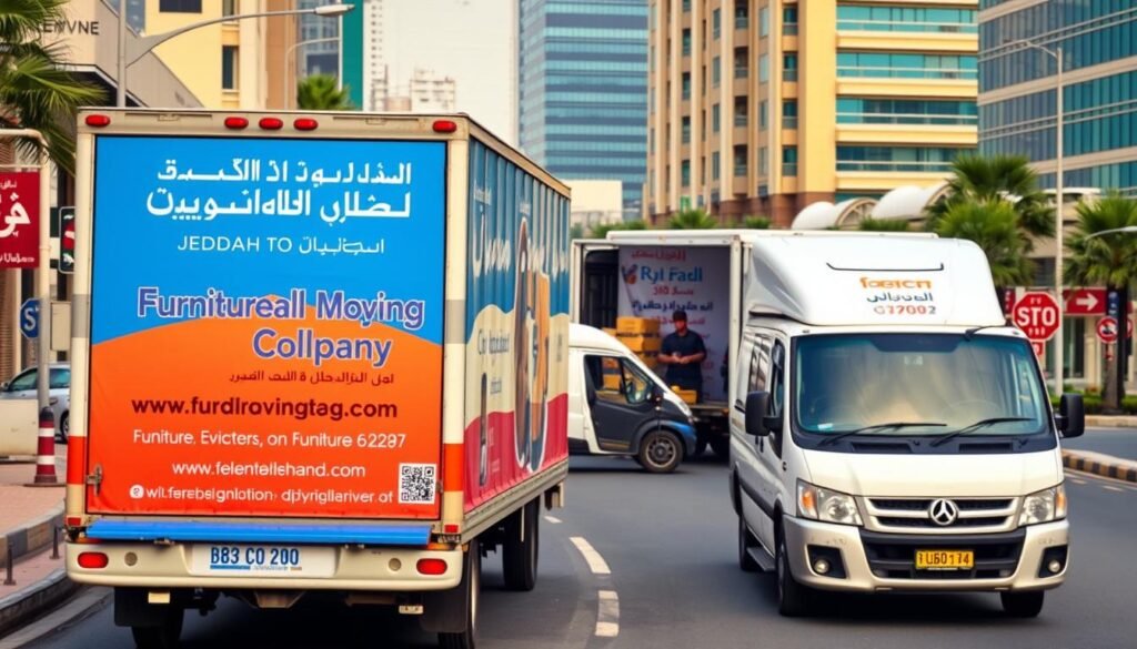 نقل عفش من جدة إلى مكة