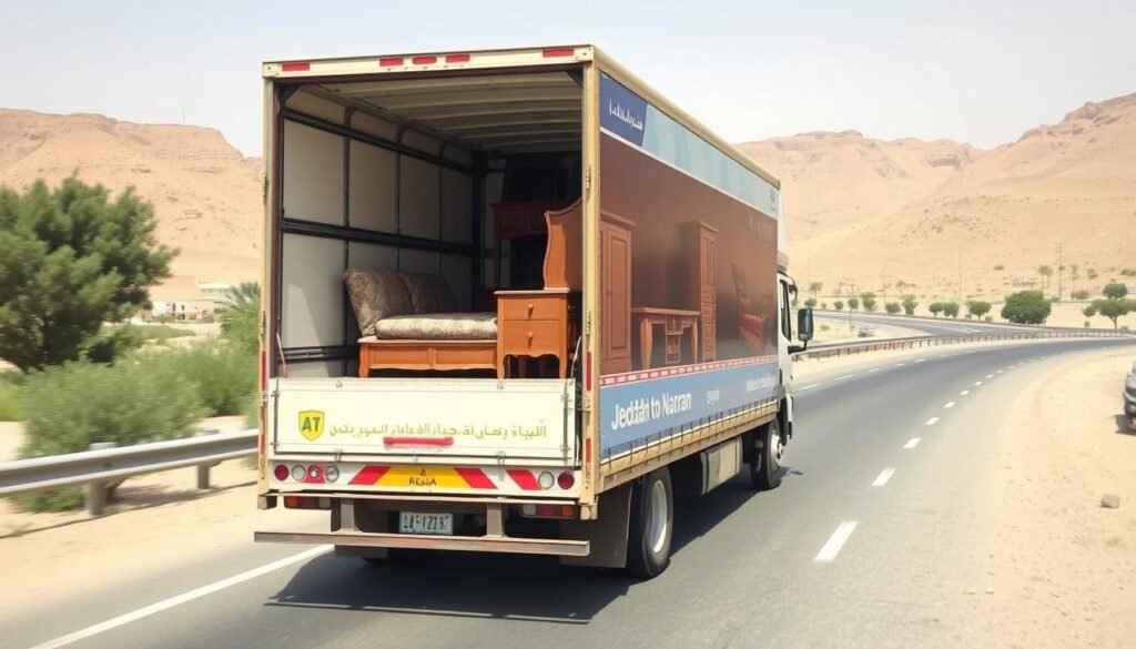 نقل عفش من جدة إلى نجران