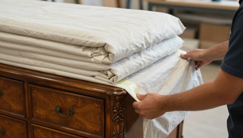 تقنية تغليف الأثاث الخشبي باحترافية