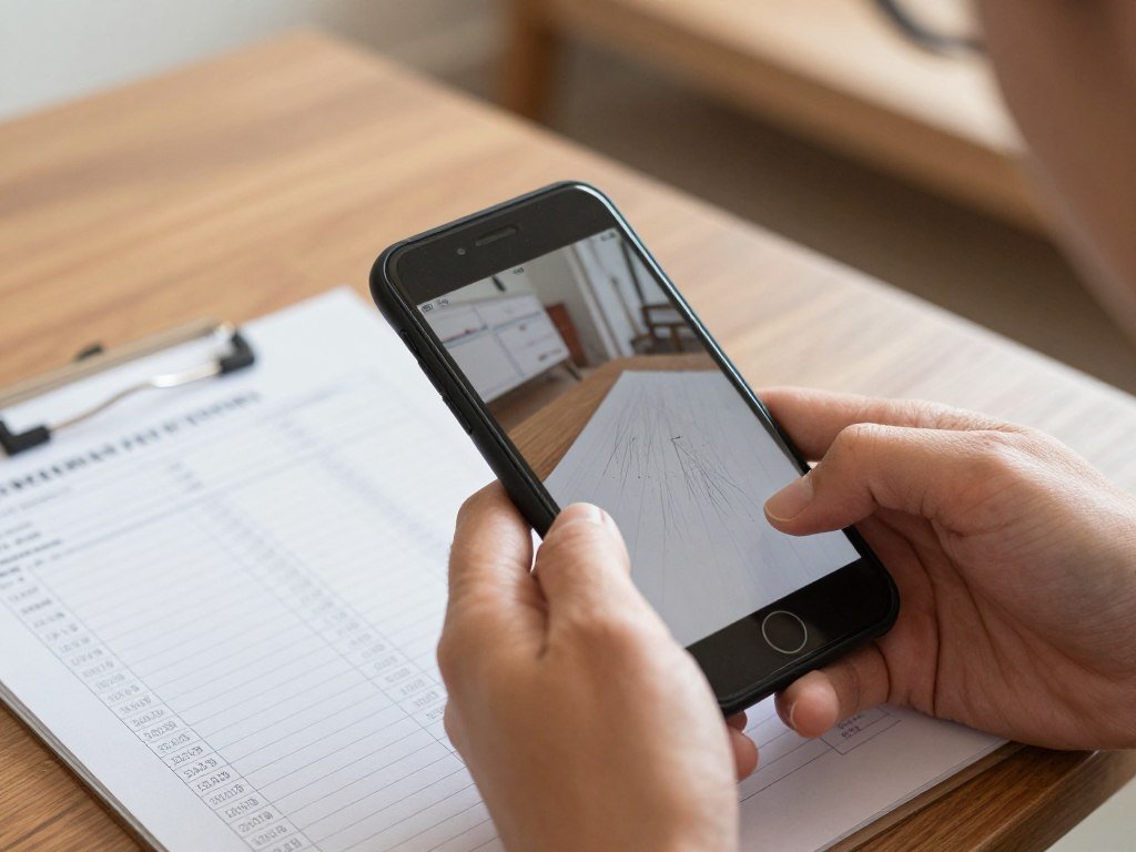 توثيق حالة الأثاث قبل النقل بالتصوير