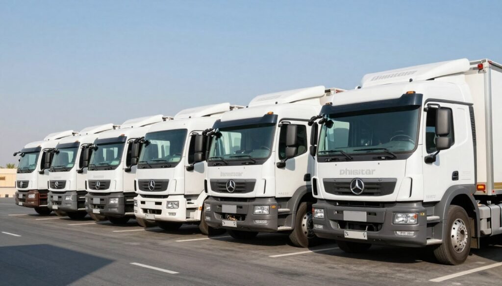 شاحنات نقل عفش حديثة في جدة