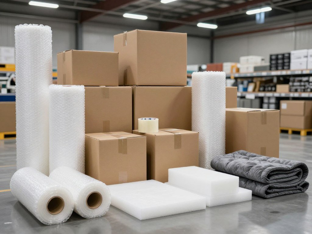 مواد التغليف المتنوعة المستخدمة في حماية العفش