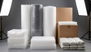 مواد تغليف متنوعة مستخدمة في حماية الأثاث أثناء النقل
